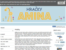 Tablet Screenshot of hrackyamina.cz